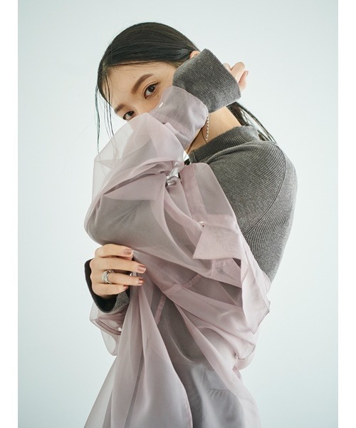 「FRAY I.D」 長袖シャツ ONE SIZE ブラック レディース_画像10