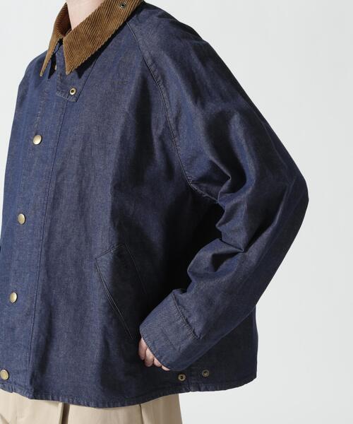 デニムジャケット gジャン Barbour/バブアー　TRANSPORT DENIM CASUAL JACKET レディースの画像
