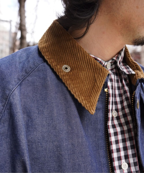 デニムジャケット gジャン Barbour/バブアー　TRANSPORT DENIM CASUAL JACKET レディースの画像