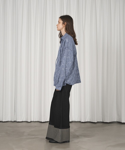 「selle glant」 長袖シャツ LARGE ブルー メンズ_画像6