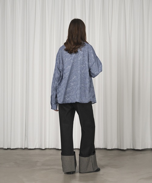 「selle glant」 長袖シャツ LARGE ブルー メンズ_画像7