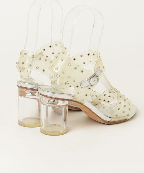 「TSURU by Mariko Oikawa」 ヒールサンダル 36 シルバー レディース_画像2