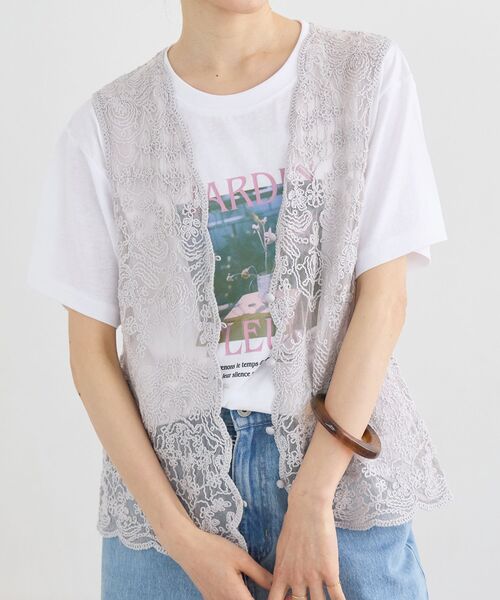 le.coeur blanc（ルクールブラン） ベスト ジレ TORRAZZO DONNAエン
