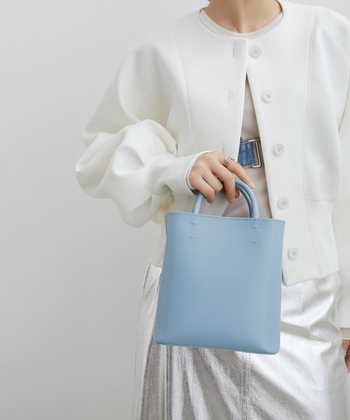 「ADAM ET ROPE'」 2WAYバッグ FREE グレー レディース_画像2