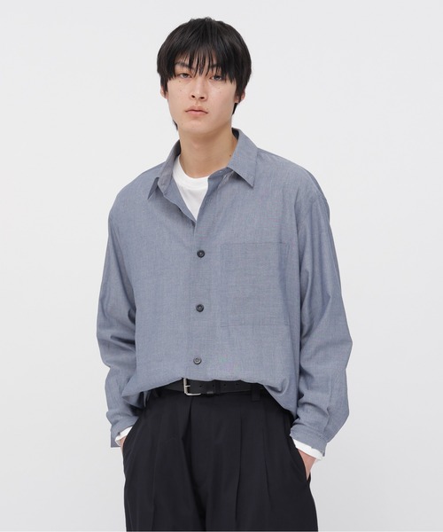 MARGARET HOWELL（マーガレットハウエル） シャツ COTTON WOOL VOILE