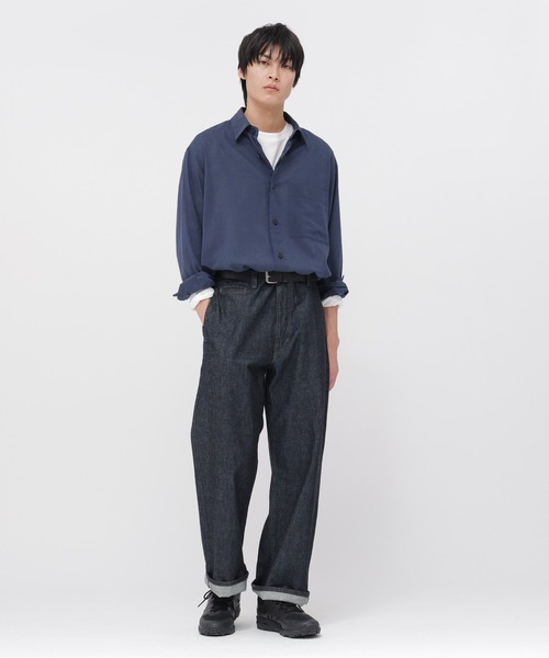 シャツ COTTON WOOL VOILE メンズの画像