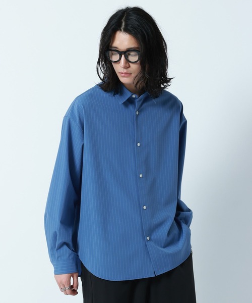 RBS ブルーシャツ RAGEBLUE（レイジブルー） シャツ 80TC Broad Check Over Shirt