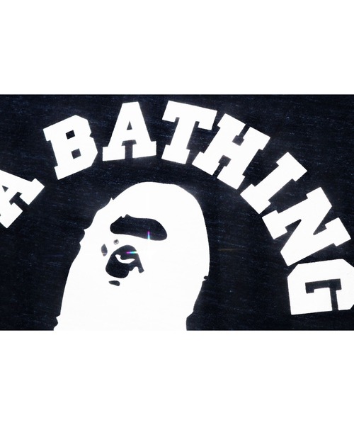 【未使用】A BATHING APE カレッジロゴ Tシャツ ブラック S A BATHING APE（アベイシングエイプ） tシャツ CRYSTAL STONE EYE