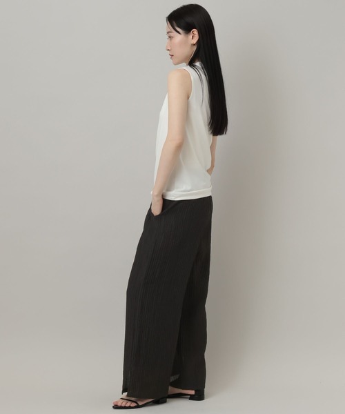 パンツ リンクルイージーパンツ レディースの画像