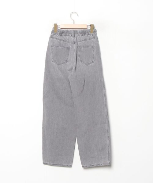 「GLOBAL WORK」 デニムパンツ X-SMALL グレー レディース_画像2