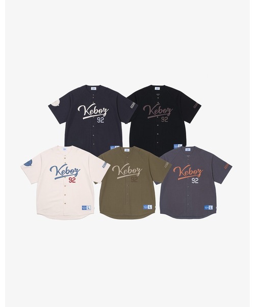 KEBOZ（ケボズ） シャツ ICON CLASSIC BASEBALL JERSEY メンズ