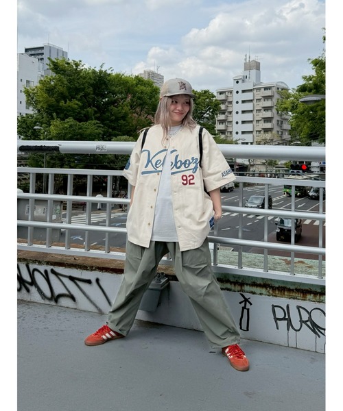 KEBOZ（ケボズ） シャツ 半袖 ICON CLASSIC BASEBALL JERSEY メンズ