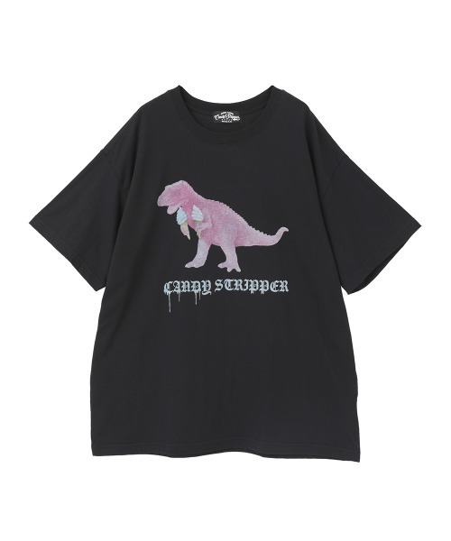 CANDY STRIPPER 恐竜シャツ DINOSAUR PARADISE BIG BIG TEE | Candy Stripper（キャンディ