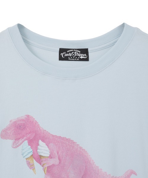 CANDY STRIPPER 恐竜シャツ DINOSAUR PARADISE BIG BIG TEE | Candy Stripper（キャンディ