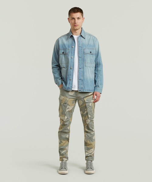 G-STAR RAW カーゴパンツ Rovic Zip 3D Regular Tapered Pants/立体