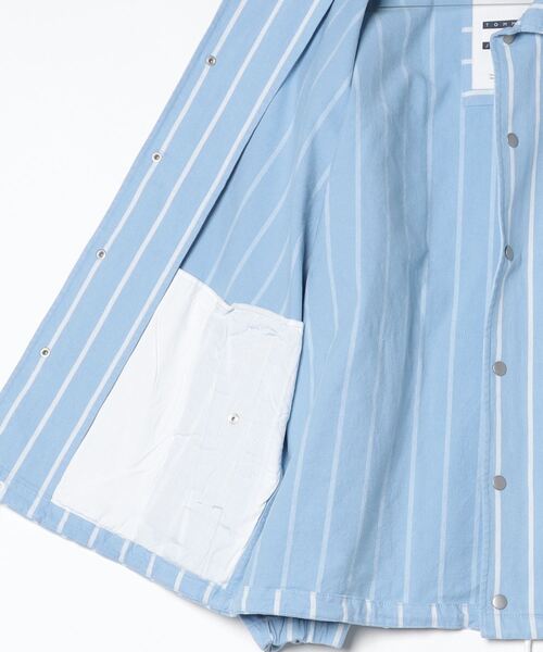 「TOMMY JEANS」 ブルゾン SMALL ライトブルー メンズ_画像3