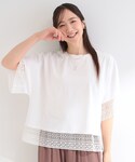 tシャツ 半袖 「洗濯機可/ひんやり/体型カバ...の詳細画像2