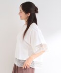 tシャツ 半袖 「洗濯機可/ひんやり/体型カバ...の詳細画像3
