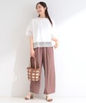 tシャツ 半袖 「洗濯機可/ひんやり/体型カバ...の詳細画像4