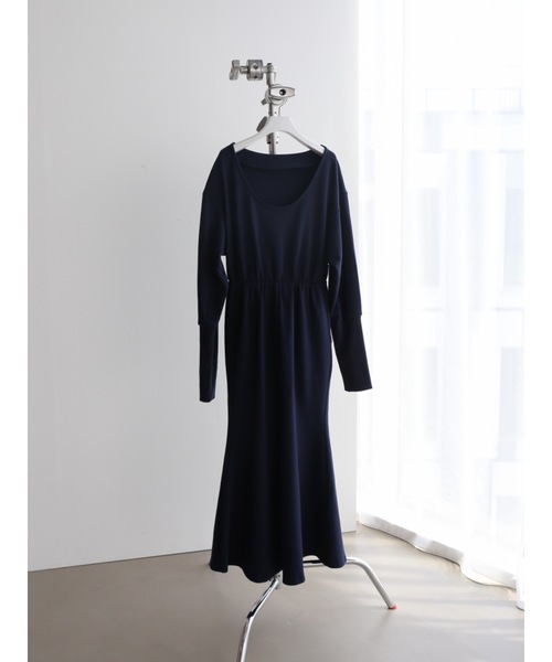 「Katrin TOKYO」 長袖ワンピース X-SMALL アイボリー レディース_画像6