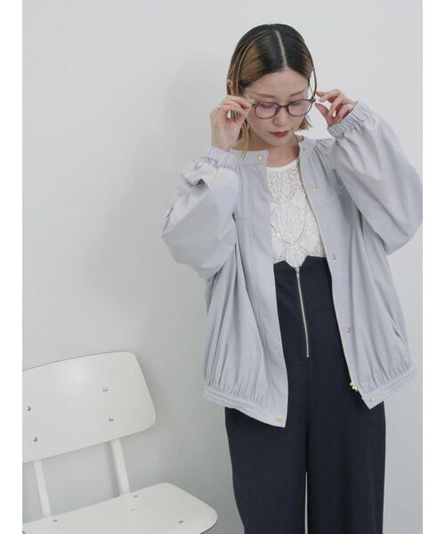「Samansa Mos2 blue」 ブルゾン F キナリ レディース_画像7