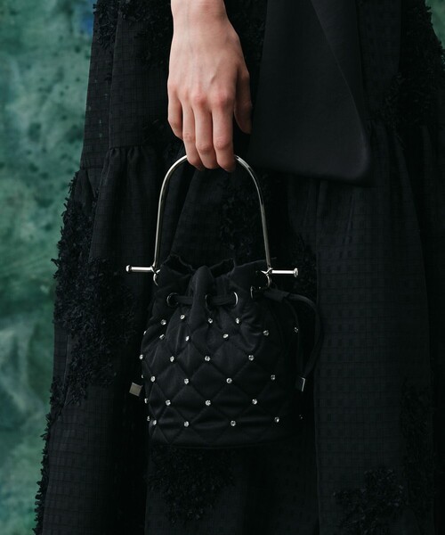 ◇【LOULOU WILLOUGHBY】ビジュー巾着ショルダー〈新品〉 LOULOU WILLOUGHBY（ルルウィルビー） ショルダーバッグ バッグ