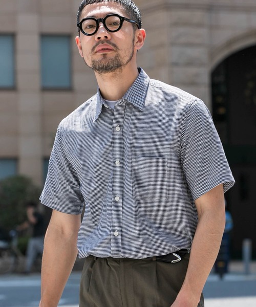 「URBAN RESEARCH ROSSO MEN」 半袖シャツ SMALL ホワイト メンズ_画像6