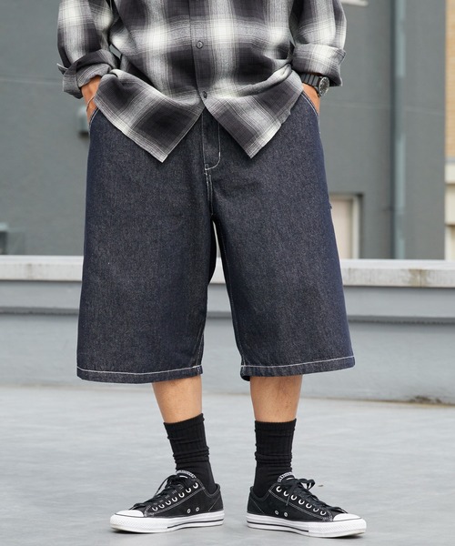 ROOP TOKYO ハーフパンツ ワイドパンツ ジーンズ ペインターショーツ