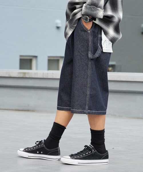 ROOP TOKYO ハーフパンツ ワイドパンツ ジーンズ ペインターショーツ
