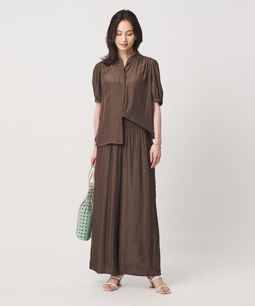 ユナイテッドアローズ ショートスリーブ ブラウス ネイビー UNITED ARROWS（ユナイテッドアローズ） ブラウス シャツ 半袖 Spiree