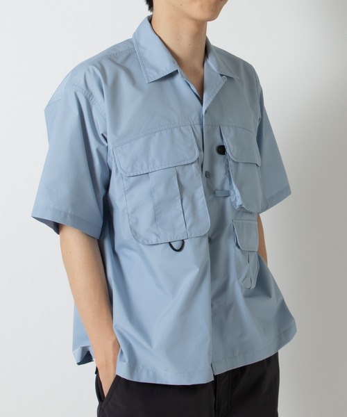 シャツ TECH MULTI TOOL POCKET SHIRT S BE-86026 メンズの画像