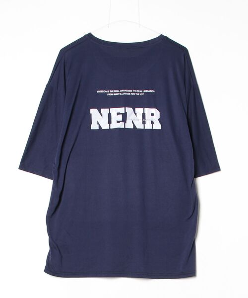 「NEW GENTLEMAN」 半袖Tシャツ X-LARGE ネイビー メンズ_画像2