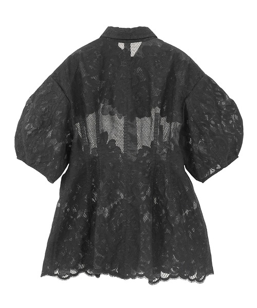 CLANE（クラネ） ブラウス シャツ 「CLANE」FLOWER LACE WAIST SHAPE