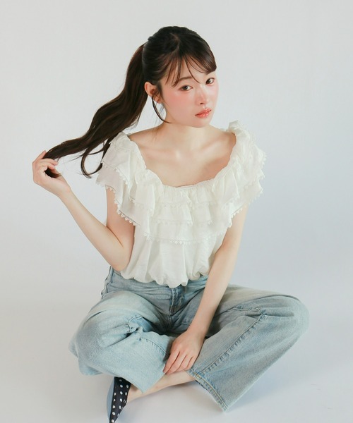 mic by Olu. ブラウス シャツ 「 ZOZOTOWN限定 」ロージークラウド 