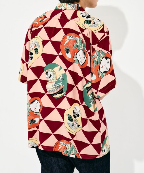 SUN SURF アロハシャツ シャツ 半袖 DARUMA SPECIAL EDITION メンズ