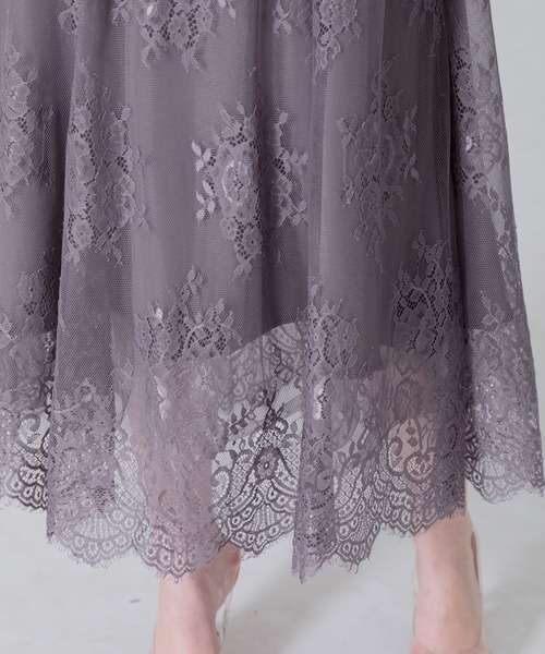 「Leja」 半袖ワンピース MEDIUM パープル レディース_画像9