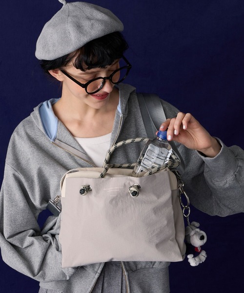 「BONLECILL Marche」 2WAYバッグ FREE グレー レディース_画像9