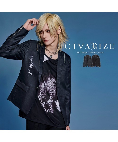 CIVARIZE」 テーラードジャケット FREE ブラック メンズ : ZOZOTOWN