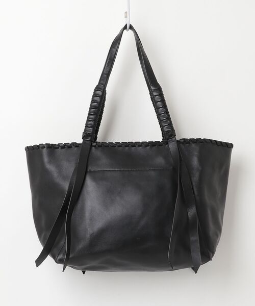 「ALLSAINTS」 ワンポイントトートバッグ - ブラック レディース_画像2