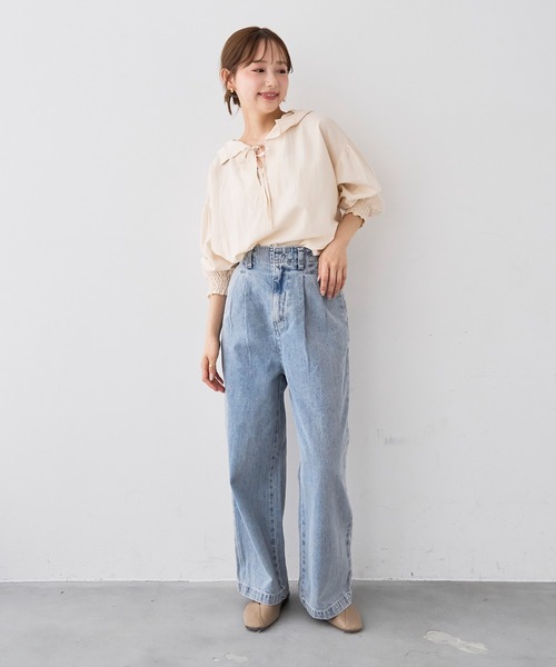 mil（ミル） ジーンズ デニム デニムパンツ 「見えないウエスト調整