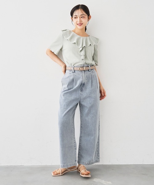mil（ミル） ジーンズ デニム デニムパンツ 「見えないウエスト調整