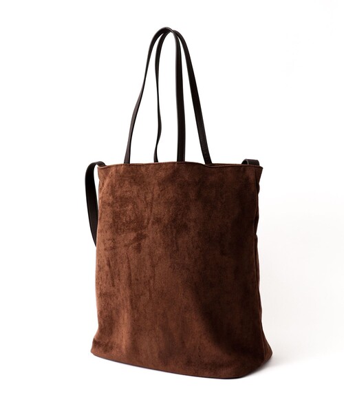トートバッグ 「Un coeur/アンクール」K906021 SUEDE DRAPE 2WAY TOTE メンズ