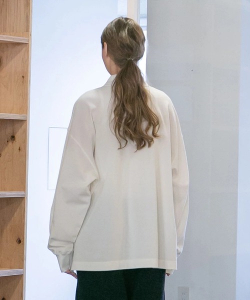 「my beautiful landlet」 長袖ポロシャツ 0 ブルー メンズ_画像5