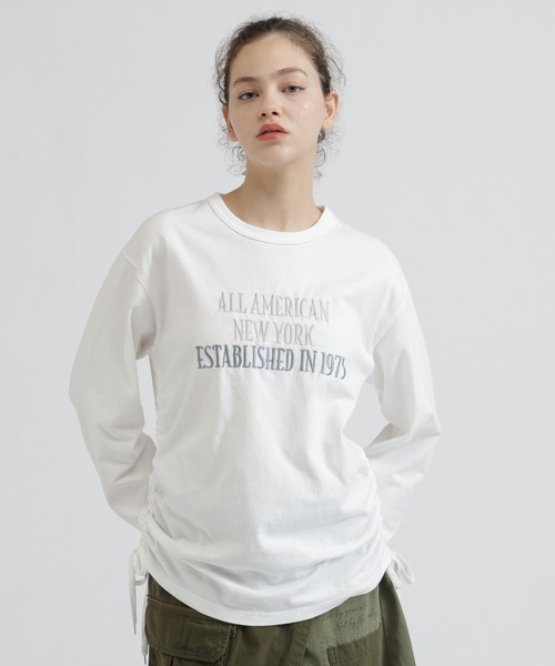 AVIREX（アヴィレックス） tシャツ FADE SIDE DRAWST T-SHIRT