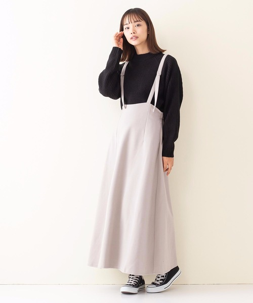 ワンピース ジャンパースカート フレアージャンパースカート ジャンスカ 起毛ニットソー生地 Zozotown Paypayモール店 通販 Paypayモール