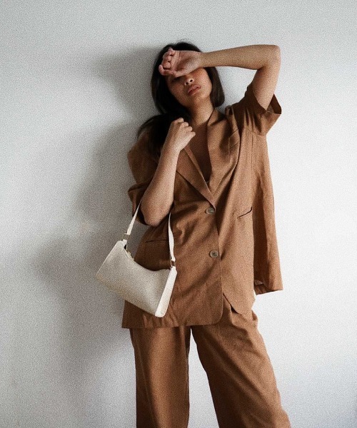 *JACQUEMUS* リネンブレザー テーラードジャケット 中古・古着通販】jacquemus (ジャックムス) ボックステーラード