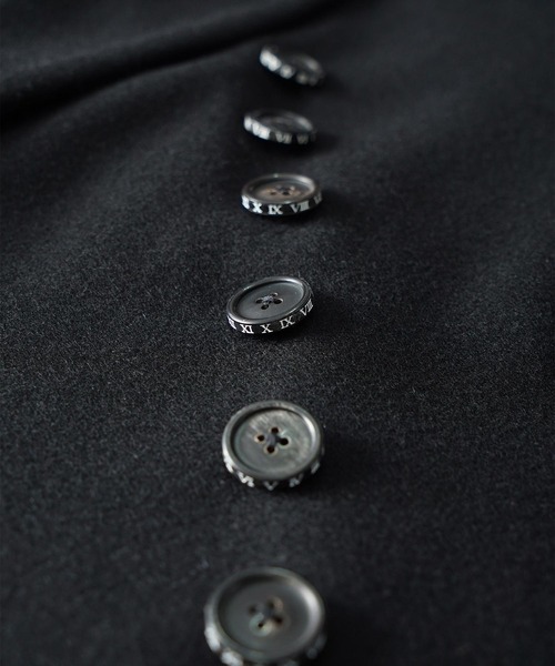 SHAREEF（シャリーフ） pコート ピーコート WOOL MELTON MIDDLE COAT