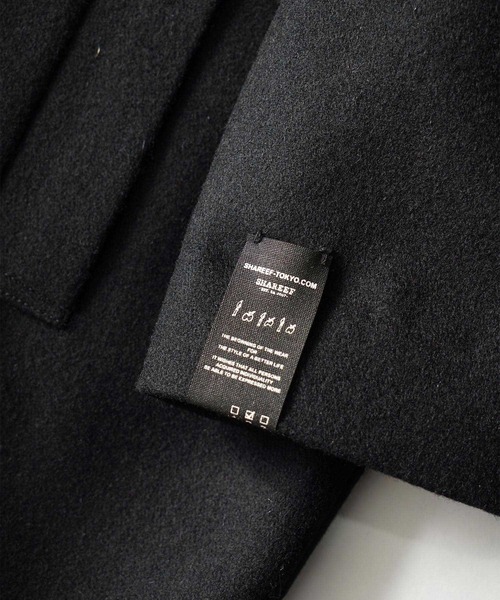 希少　SHAREEF WOOL MELTON MIDDLE COAT Mサイズ SHAREEF コート ピーコート WOOL MELTON MIDDLE COAT : ZOZOTOWN