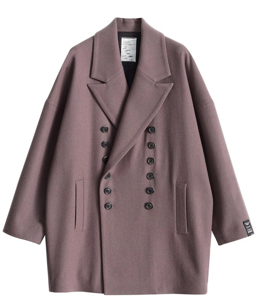 shareef「WOOL MELTON MIDDLE COAT」モカ 1 shareef「WOOL MELTON MIDDLE COAT」モカ 1