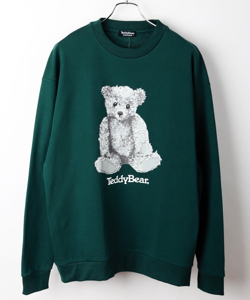スウェット Teddy Bear テディベア クルーネック 長袖トレーナー メンズ レディース 60045963ZOZOTOWN